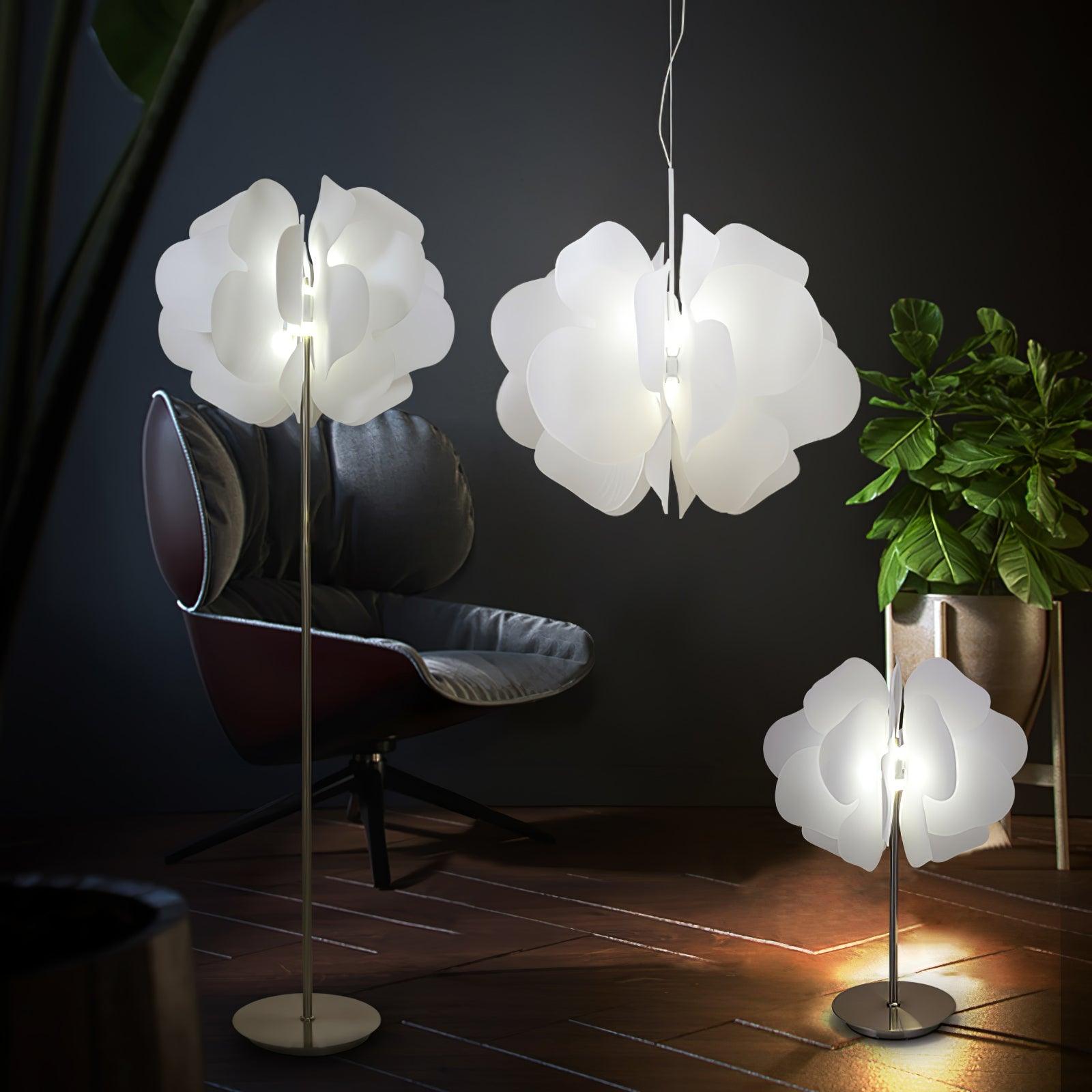 Lustra Suspension en Plastique Floral - Neutralighting
