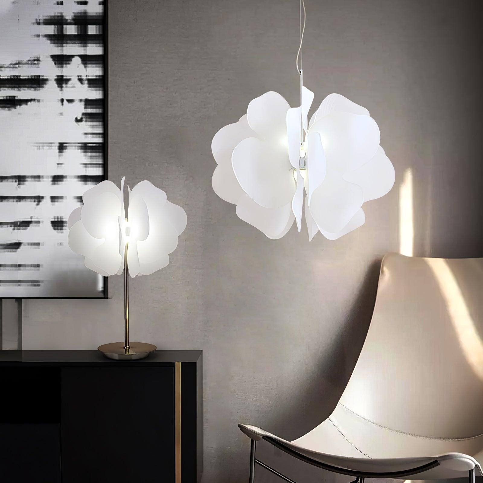 Lustra Suspension en Plastique Floral - Neutralighting