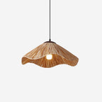 Nikita Lampe Pendante Rattan Organique Ondulée - Neutralighting