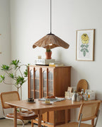 Nikita Lampe Pendante Rattan Organique Ondulée - Neutralighting