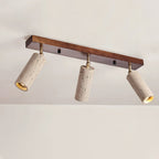 Eurliryra Projecteur Rail Multi-Cylindre en Travertin - Neutralighting