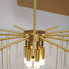 Solara Chandelier Nimbus en Verre avec Gouttes - Neutralighting
