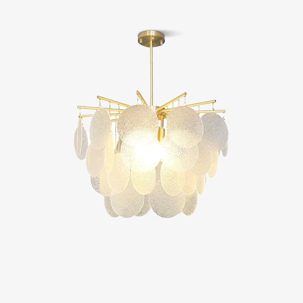 Solara Chandelier Nimbus en Verre avec Gouttes - Neutralighting