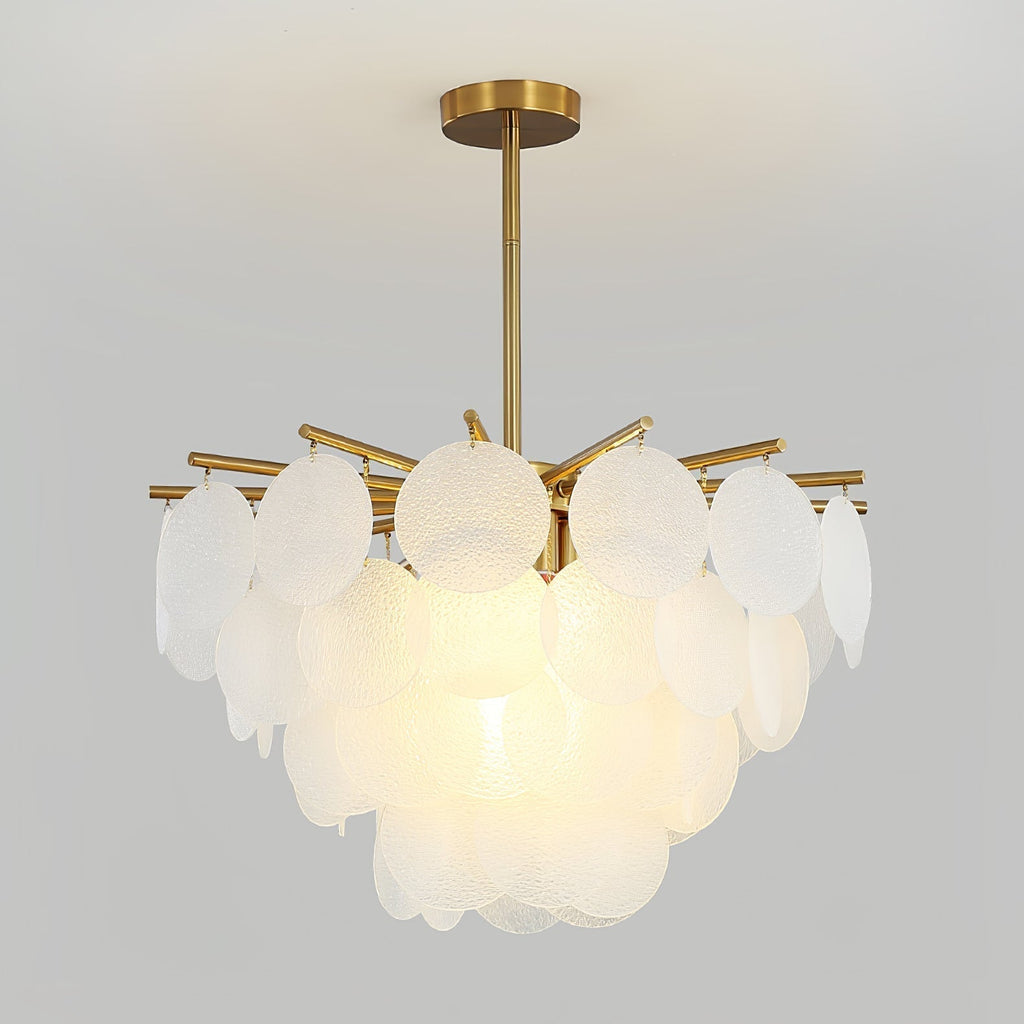 Solara Chandelier Nimbus en Verre avec Gouttes - Neutralighting
