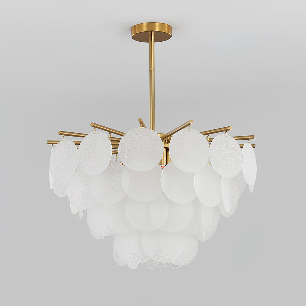 Solara Chandelier Nimbus en Verre avec Gouttes - Neutralighting
