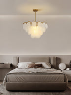 Solara Chandelier Nimbus en Verre avec Gouttes - Neutralighting
