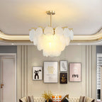 Solara Chandelier Nimbus en Verre avec Gouttes - Neutralighting