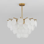 Solara Chandelier Nimbus en Verre avec Gouttes - Neutralighting
