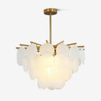 Solara Chandelier Nimbus en Verre avec Gouttes - Neutralighting