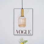 Elara Lampe Pendante Élégante à Rayures - Neutralighting