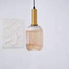 Elara Lampe Pendante Élégante à Rayures - Neutralighting