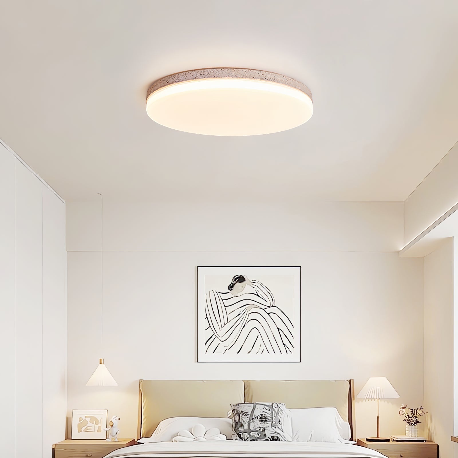 Orla Travertin Plafonnier - Neutralighting
