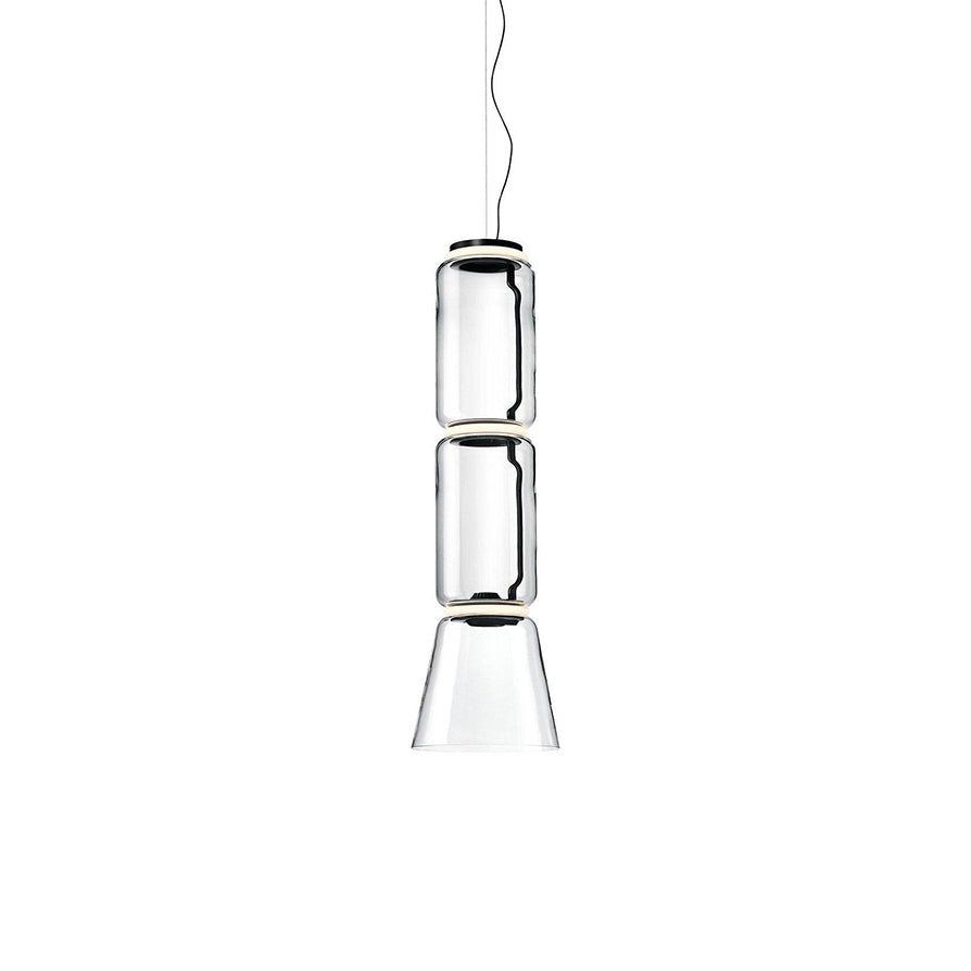 Cadorus Suspension Élégante Haut de Gamme en Verre et Métal - Neutralighting