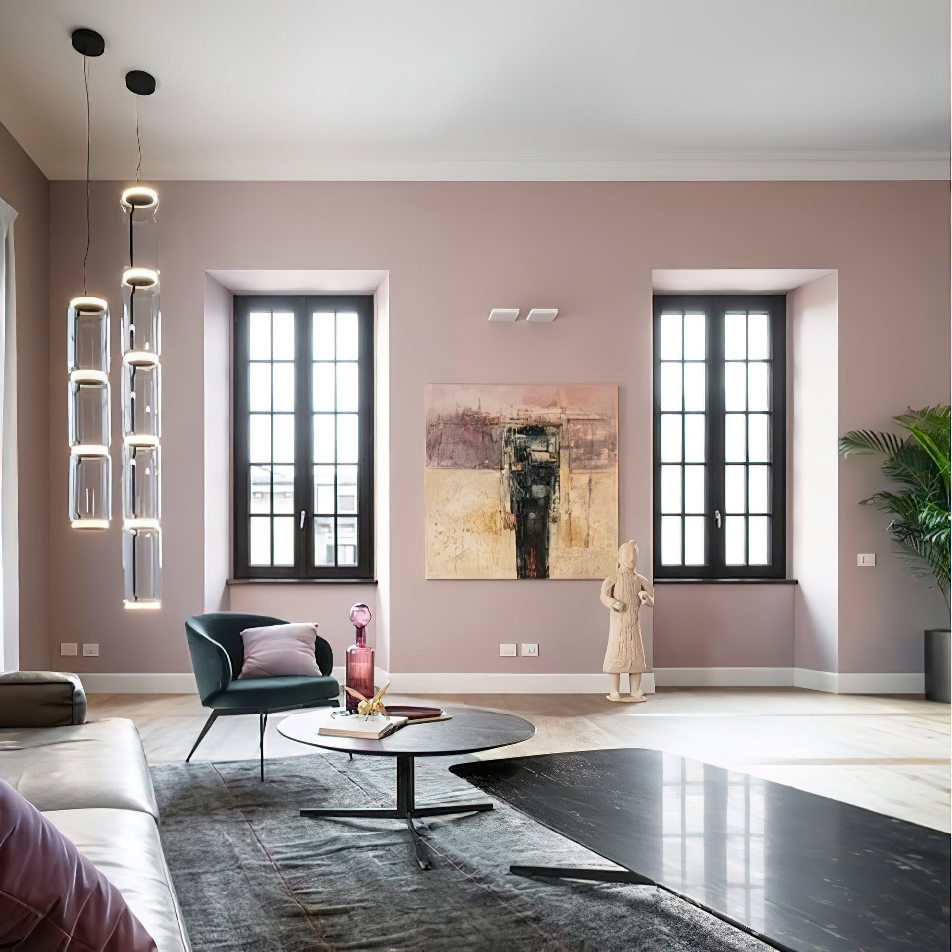 Cadorus Suspension Élégante Haut de Gamme en Verre et Métal - Neutralighting