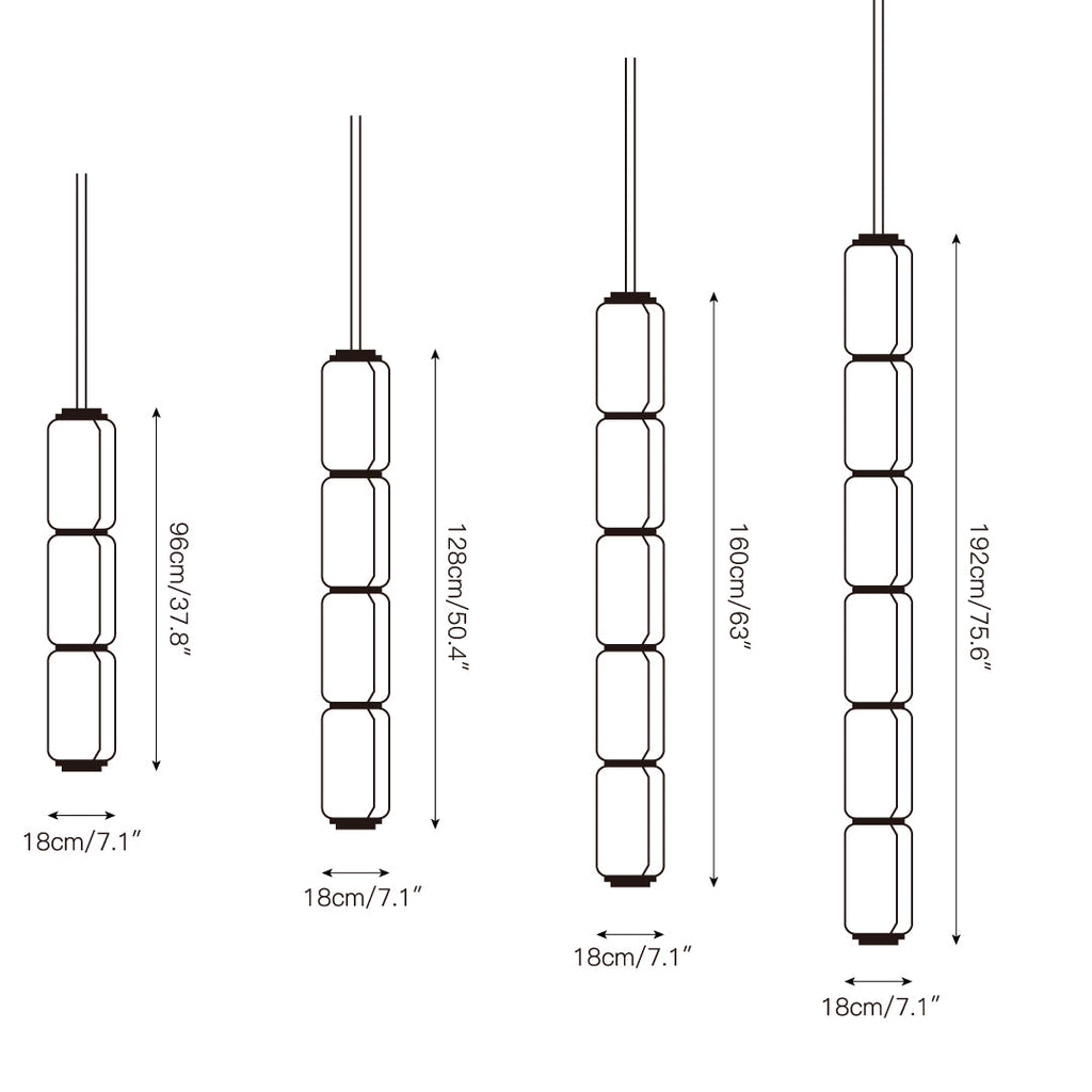 Cadorus Suspension Élégante Haut de Gamme en Verre et Métal - Neutralighting