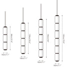 Cadorus Suspension Élégante Haut de Gamme en Verre et Métal - Neutralighting