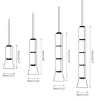 Cadorus Suspension Élégante Haut de Gamme en Verre et Métal - Neutralighting