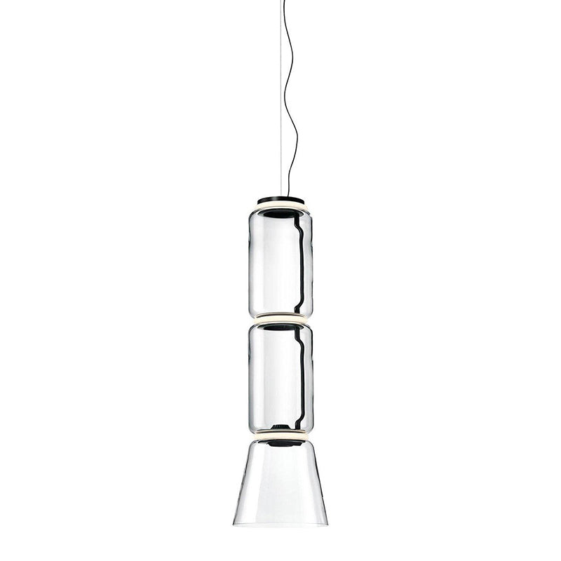 Cadorus Suspension Élégante Haut de Gamme en Verre et Métal - Neutralighting