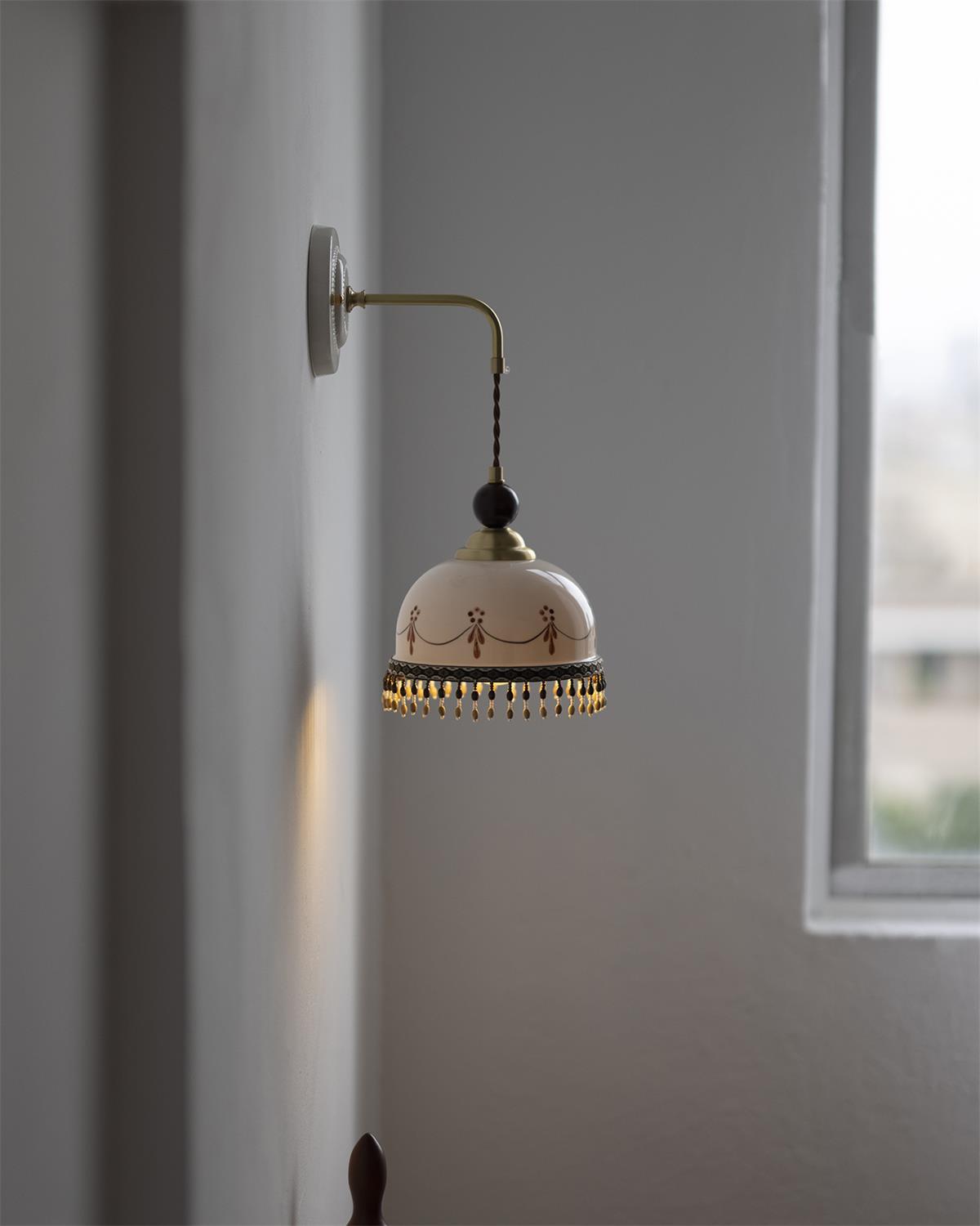 Noemi Applique Murale Vintage Florale Élégante - Neutralighting