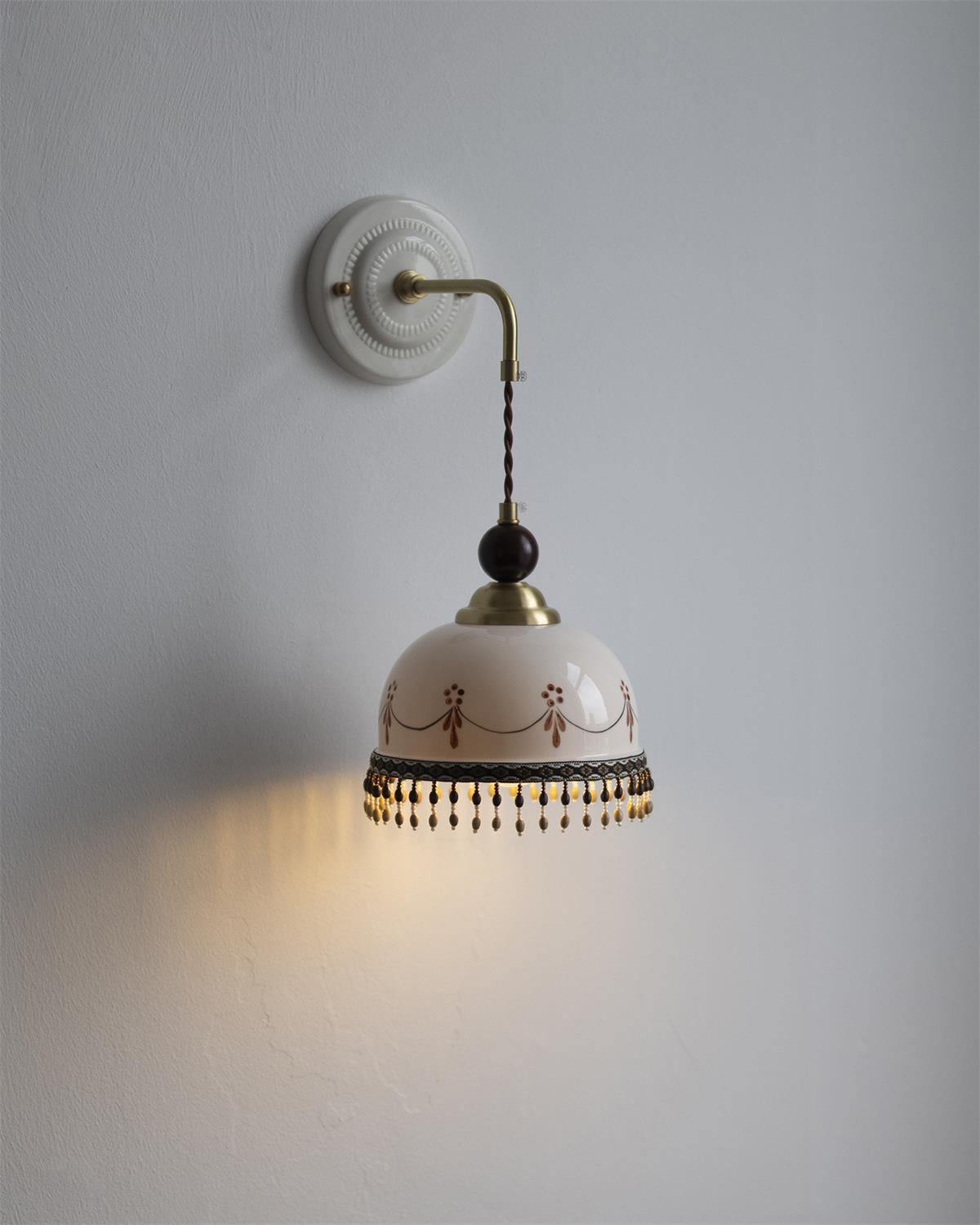 Noemi Applique Murale Vintage Florale Élégante - Neutralighting