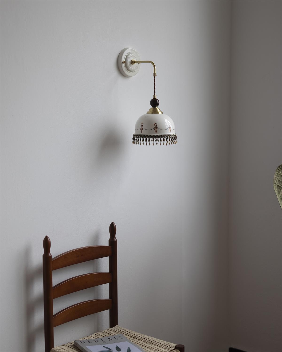 Noemi Applique Murale Vintage Florale Élégante - Neutralighting