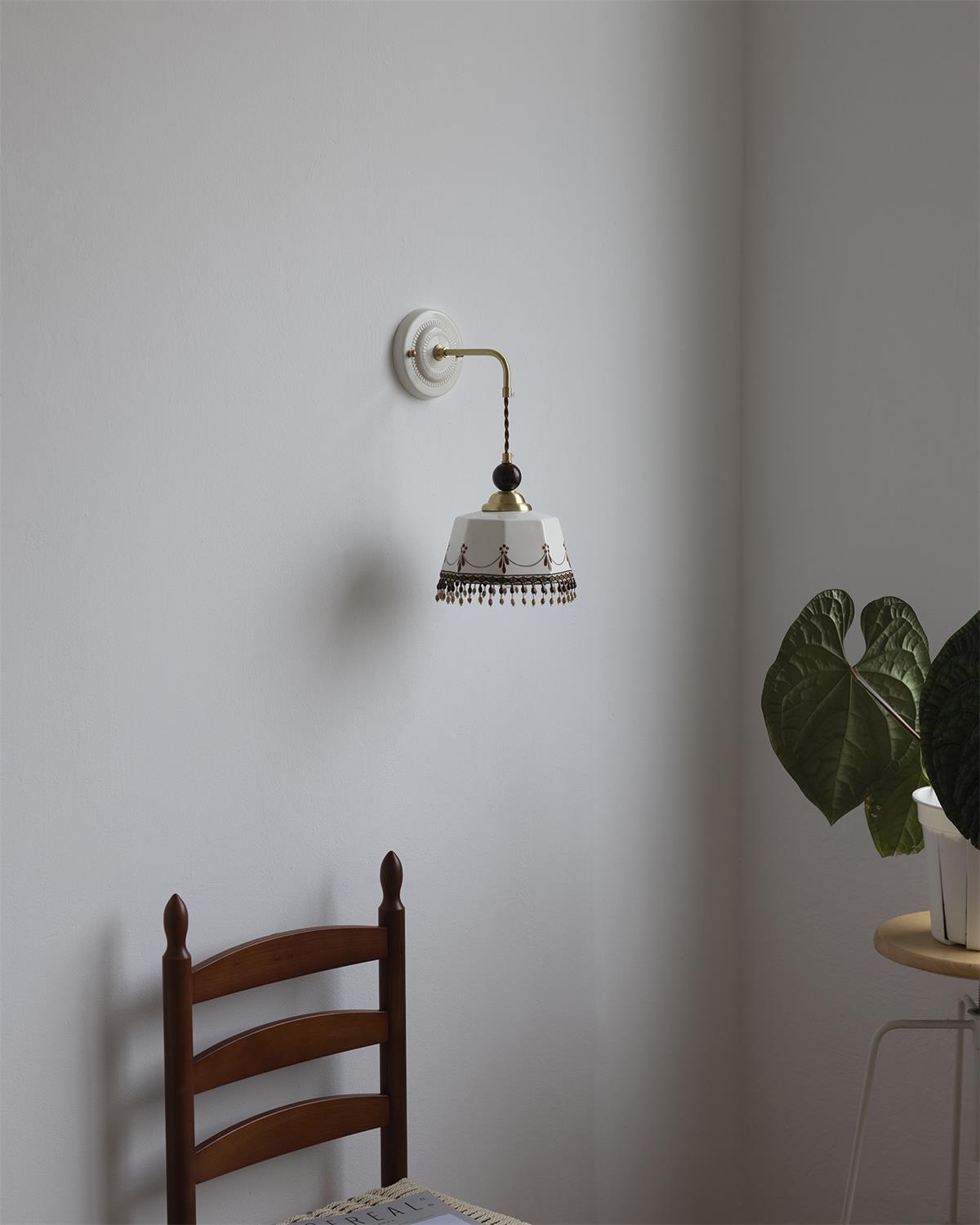 Noemi Applique Murale Vintage Florale Élégante - Neutralighting
