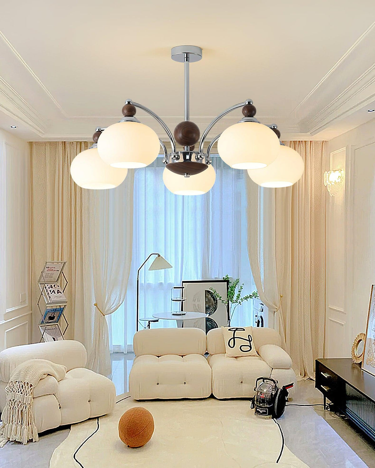 Lustra Chandelier Contemporain à Bras Globe - Neutralighting