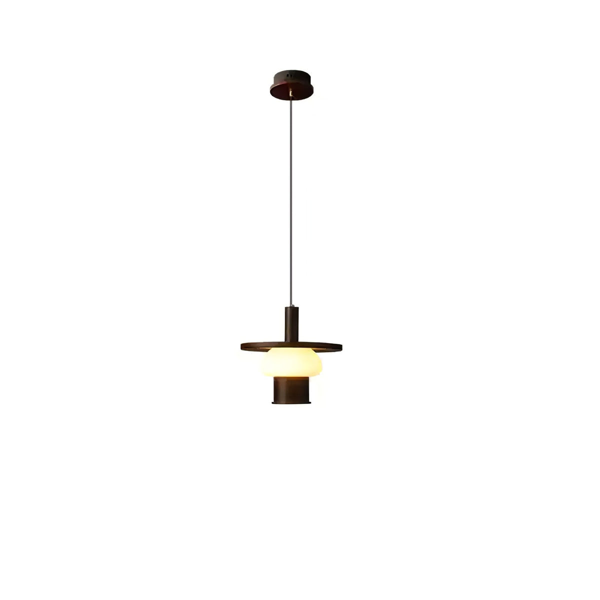 Zephaan Suspension Art Classique en Verre et Bois - Neutralighting
