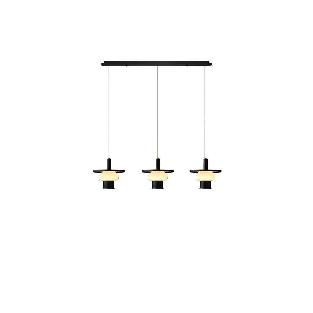 Zephaan Suspension Art Classique en Verre et Bois - Neutralighting