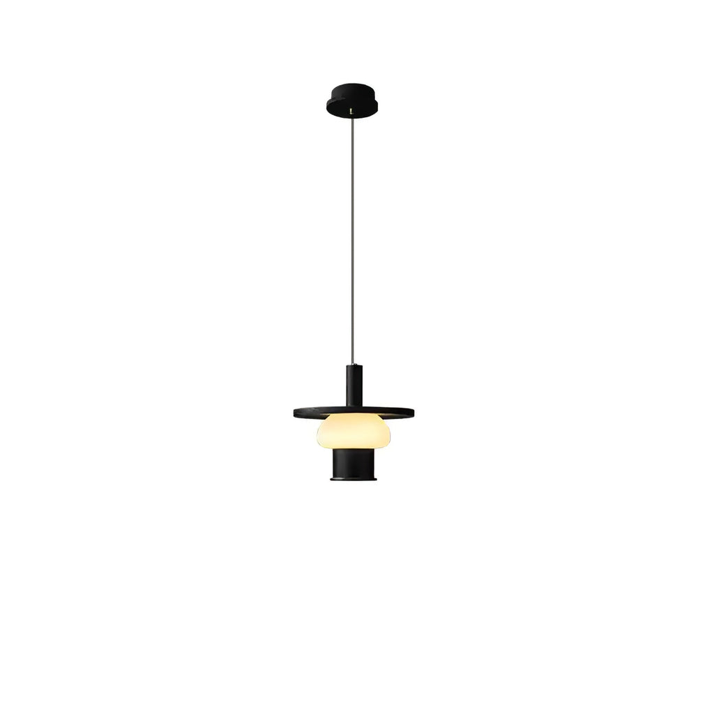Zephaan Suspension Art Classique en Verre et Bois - Neutralighting
