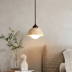 Orzora Suspension en Travertin Forme de Dôme - Neutralighting