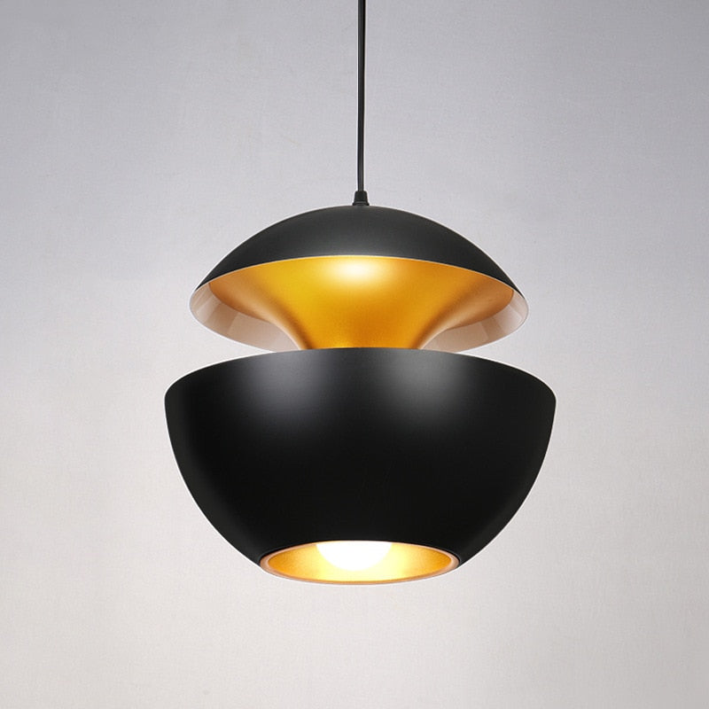 Arisha Suspension LED, Noir & Blanc, D 25/35CM - Neutralighting