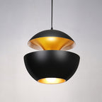 Arisha Suspension LED, Noir & Blanc, D 25/35CM - Neutralighting