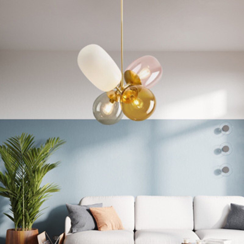 Valentina Lampe Pendante Créative en Verre Ballon Colorée - Neutralighting