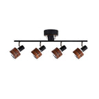 Esorila Plafonnier Nordique Cylindrique à 4 Spots Métalliques - Neutralighting