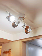 Esorila Plafonnier Nordique Cylindrique à 4 Spots Métalliques - Neutralighting