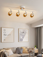 Esorila Plafonnier Nordique Cylindrique à 4 Spots Métalliques - Neutralighting