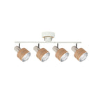 Esorila Plafonnier Nordique Cylindrique à 4 Spots Métalliques - Neutralighting
