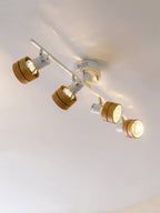 Esorila Plafonnier Nordique Cylindrique à 4 Spots Métalliques - Neutralighting