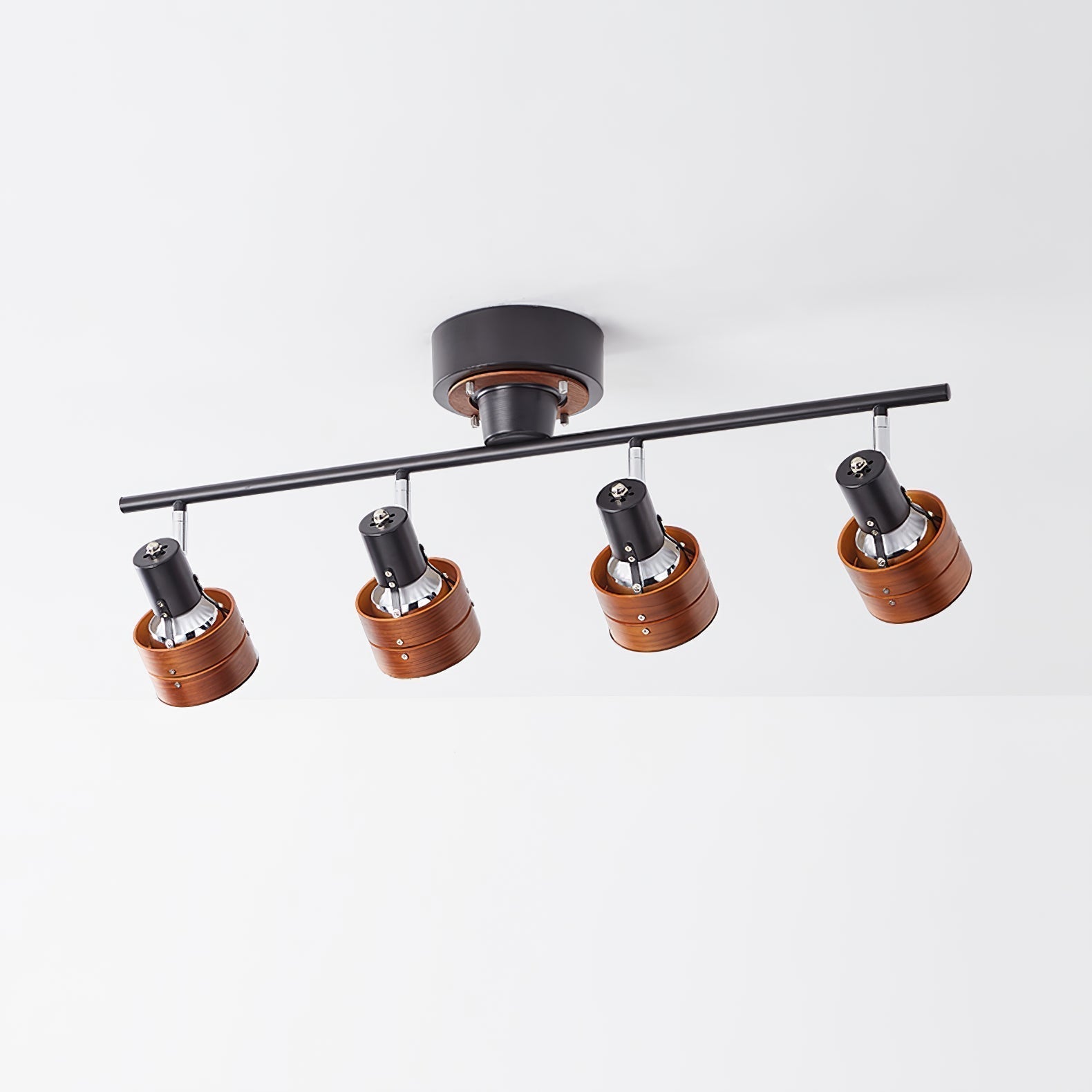 Esorila Plafonnier Nordique Cylindrique à 4 Spots Métalliques - Neutralighting