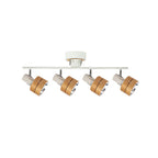 Esorila Plafonnier Nordique Cylindrique à 4 Spots Métalliques - Neutralighting