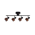Esorila Plafonnier Nordique Cylindrique à 4 Spots Métalliques - Neutralighting