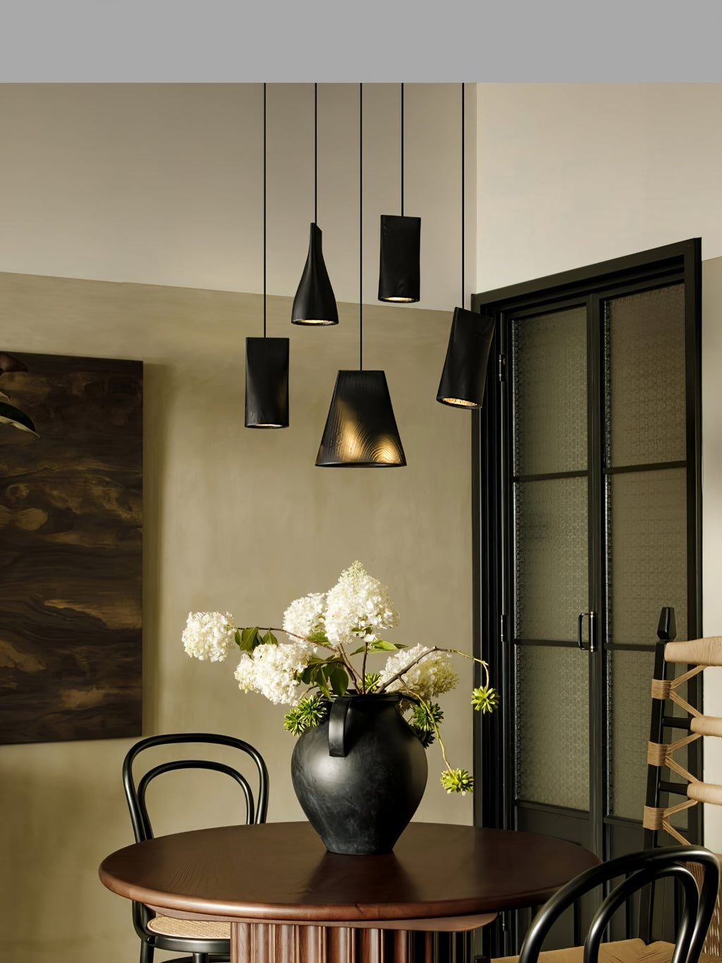 Vetra Lampe Pendante en Bois Rustique - Neutralighting