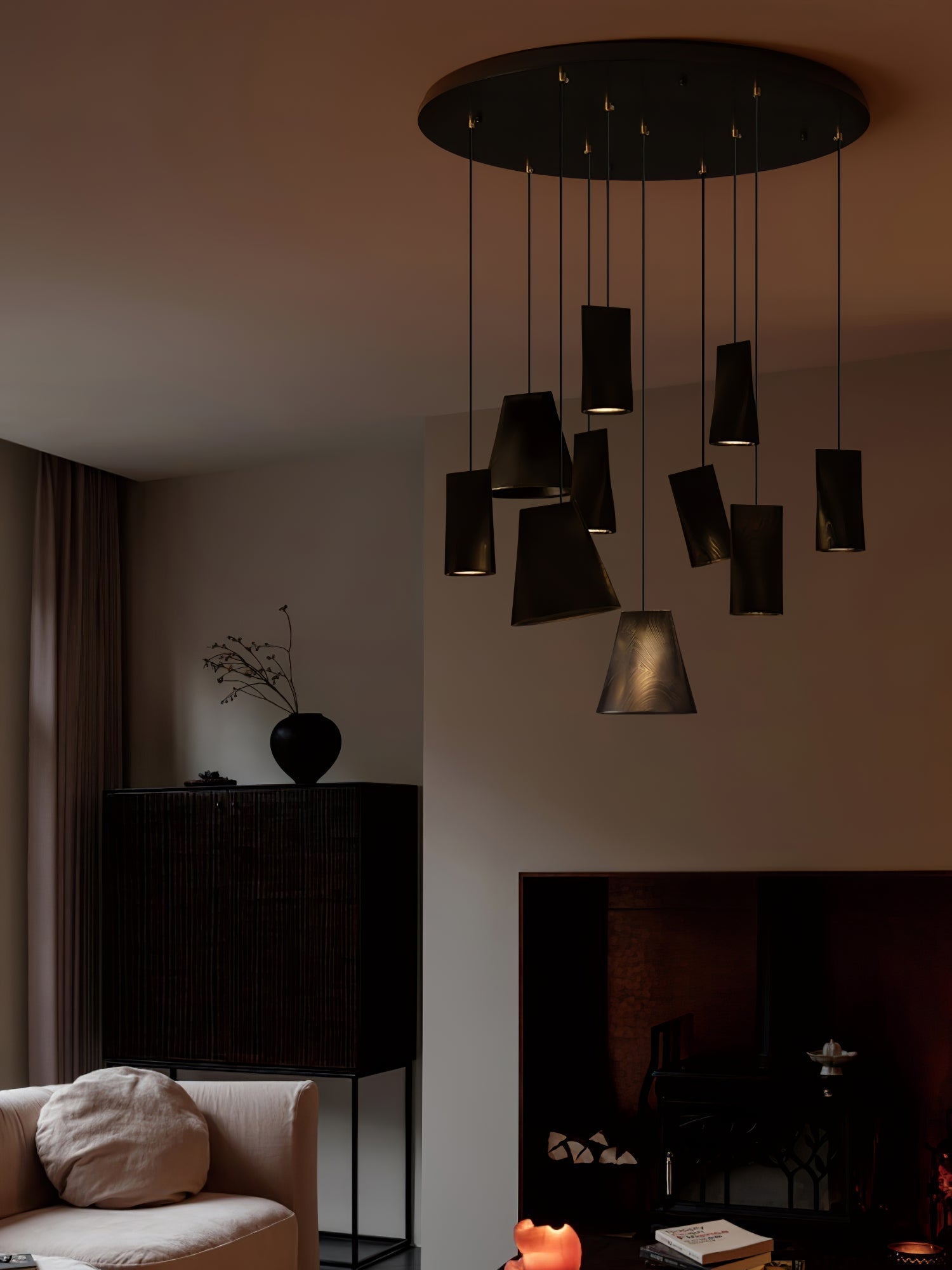 Vetra Lampe Pendante en Bois Rustique - Neutralighting