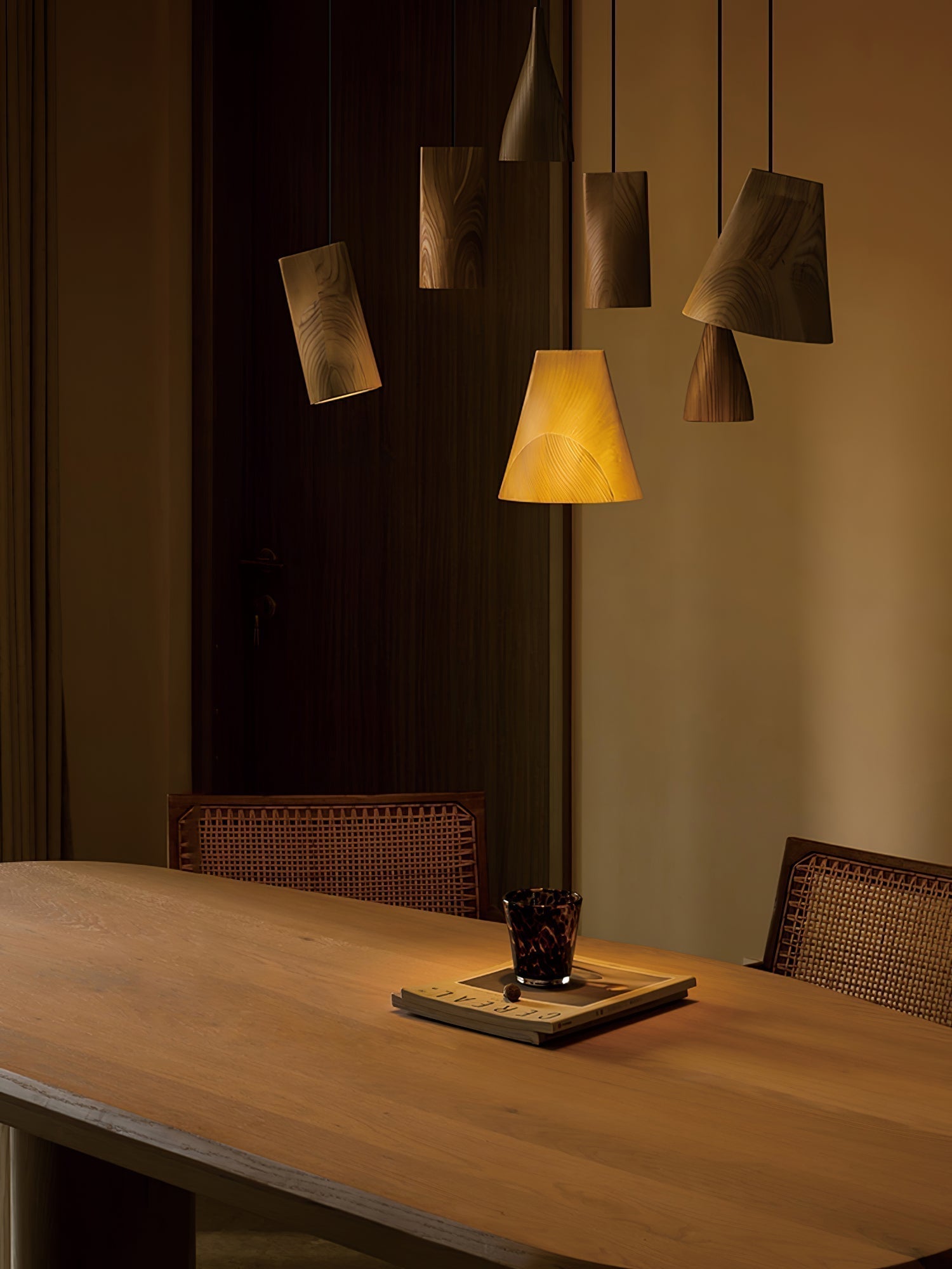 Vetra Lampe Pendante en Bois Rustique - Neutralighting