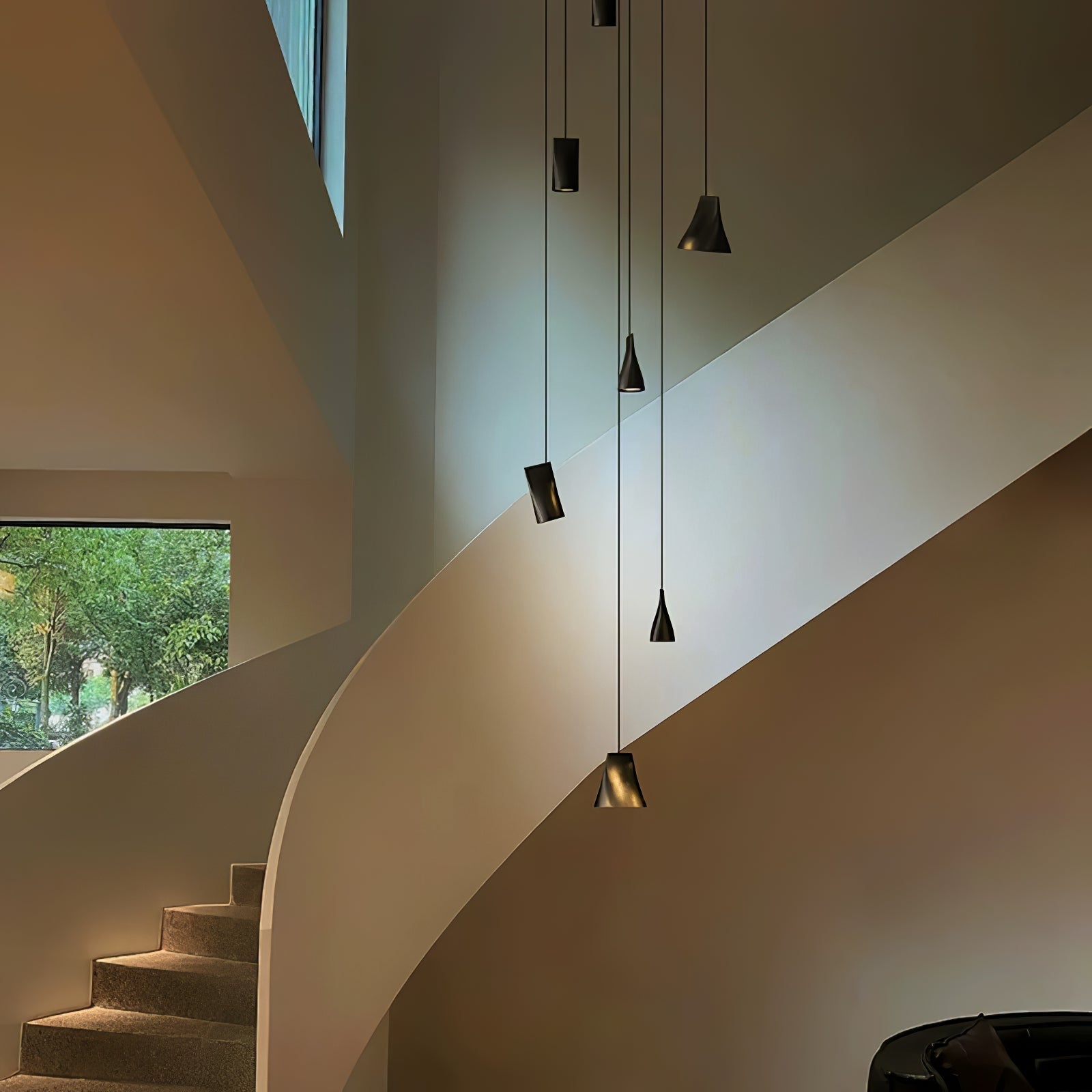 Vetra Lampe Pendante en Bois Rustique - Neutralighting