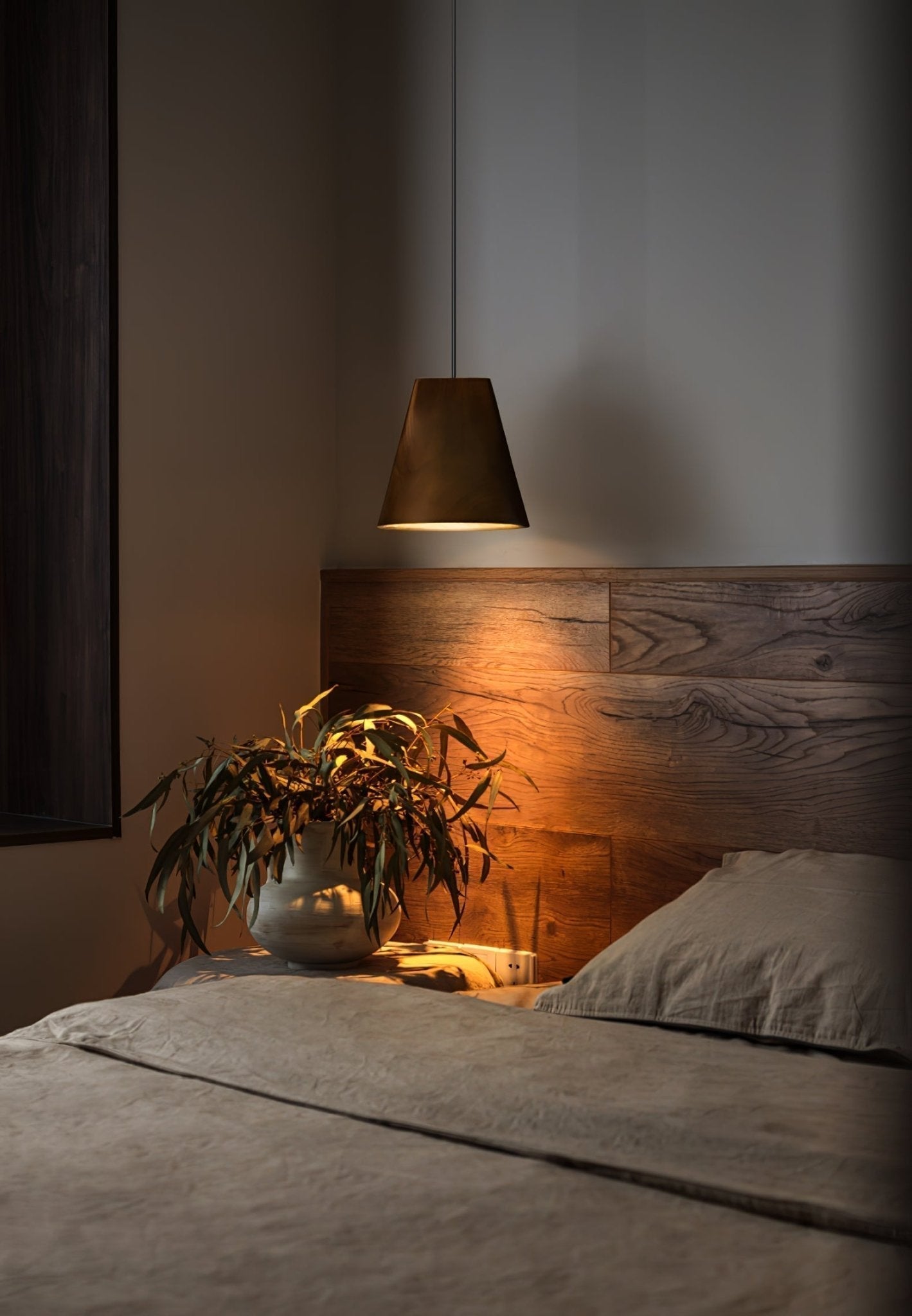 Vetra Lampe Pendante en Bois Rustique - Neutralighting