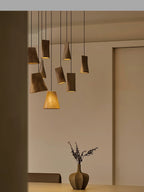 Vetra Lampe Pendante en Bois Rustique - Neutralighting