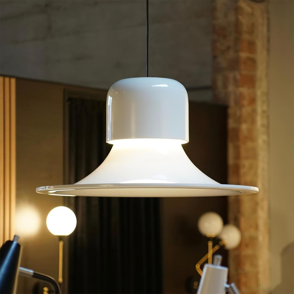 Nordisk Lampe Pendante Évasée Rouge LED Moderne - Neutralighting