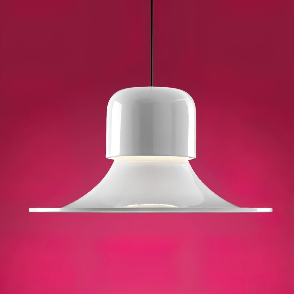 Nordisk Lampe Pendante Évasée Rouge LED Moderne - Neutralighting
